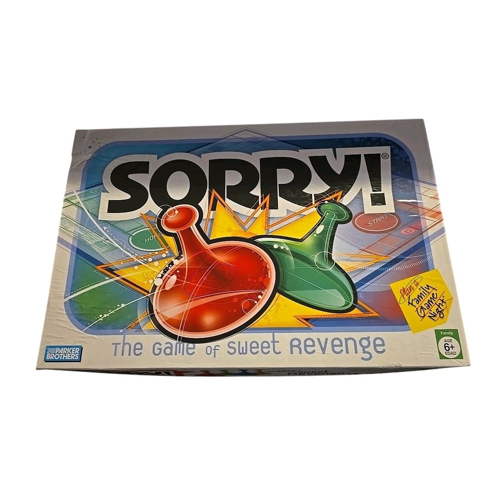 Sorry! The Game of Sweet Revenge by Parker Brothers,‎ Family Board Game